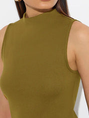 Kotty High Neck Fitted Top