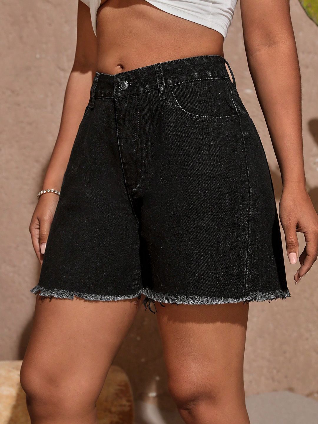 Kotty Women High-Rise Denim Shorts