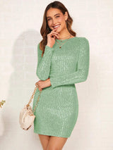 Kotty Sequin Embellished Top With Skirt