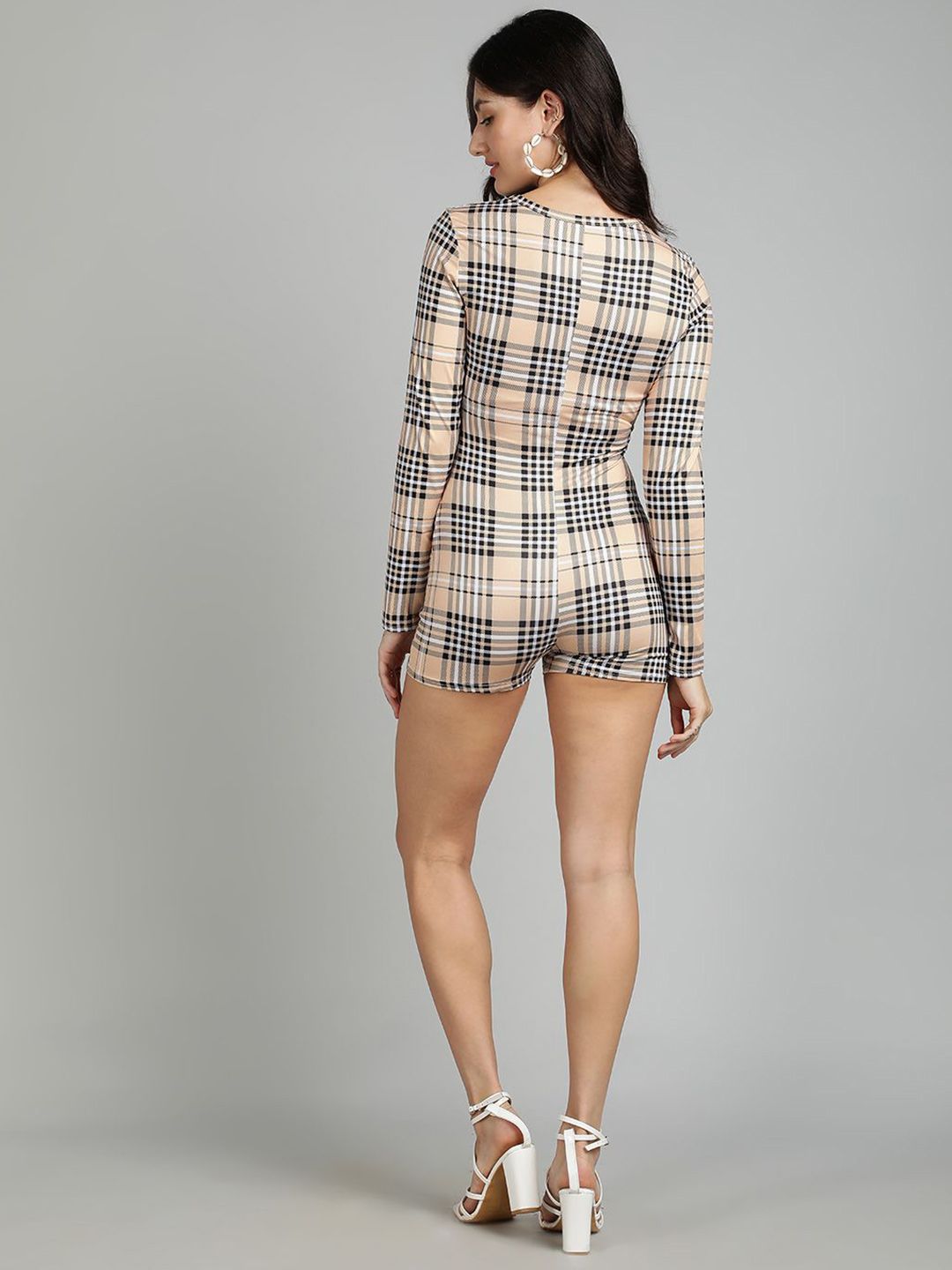 Kotty Checked Jumpsuit