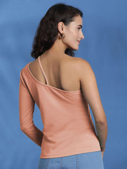 Kotty Women Solid One Shoulder Top