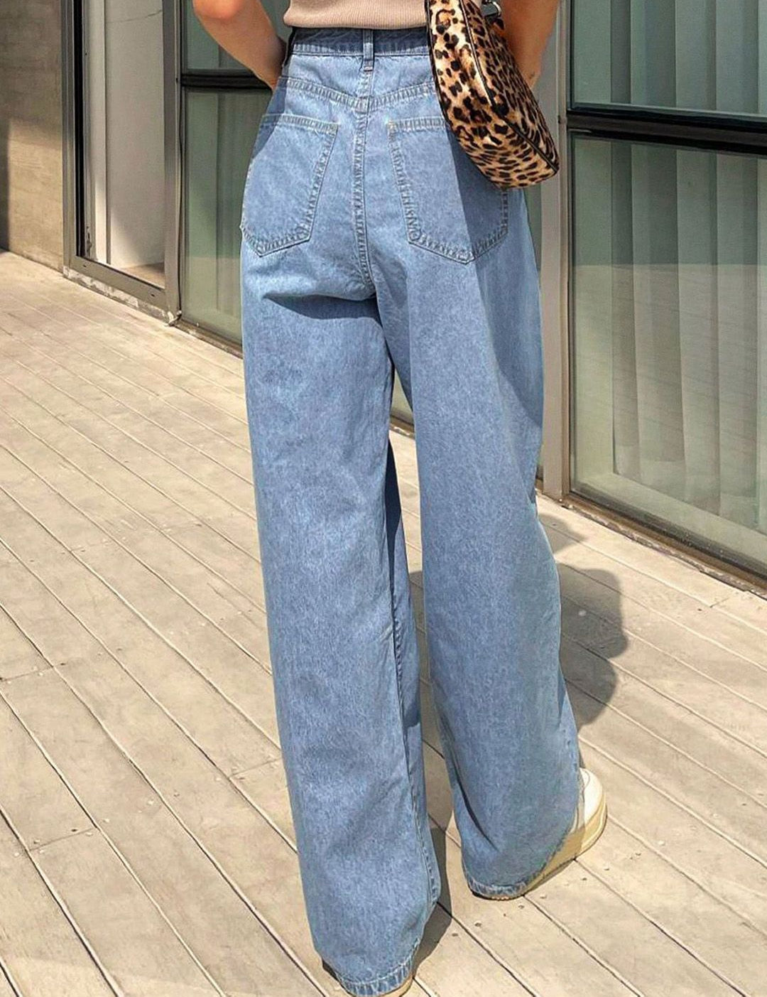 Kotty Women Cotton Relaxed Fit High-Rise Stretchable Jeans