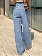 Kotty Women Cotton Relaxed Fit High-Rise Stretchable Jeans