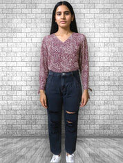 Kotty Women Regular Fit High-Rise Highly Distressed Stretchable Jeans