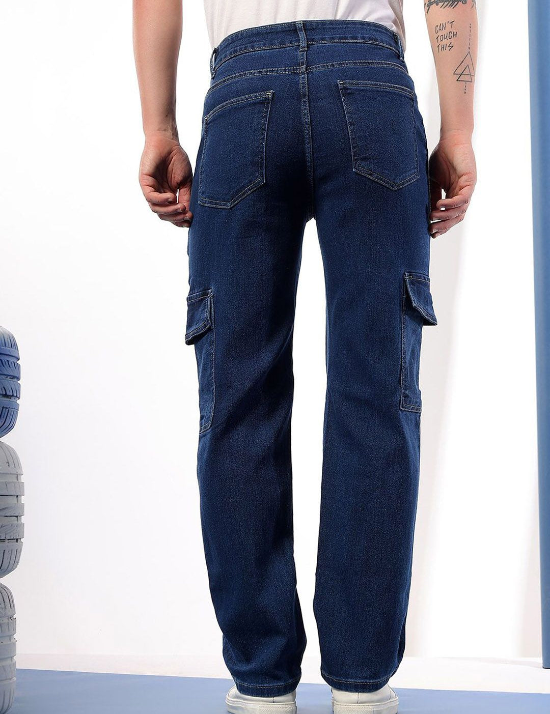 Kotty Men Comfort Regular Fit Mid-Rise Stretchable Jeans