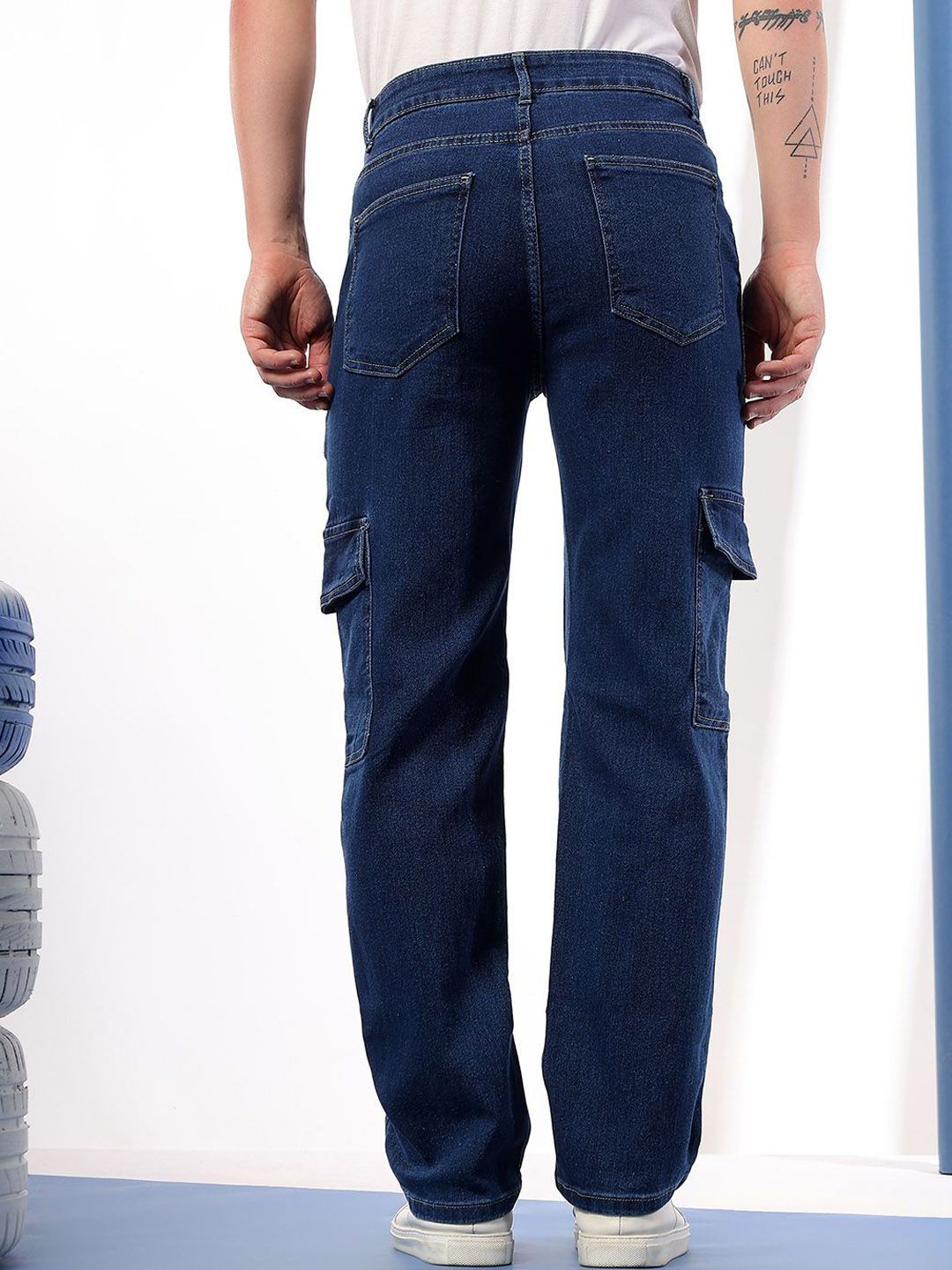 Kotty Men Comfort Regular Fit Mid-Rise Stretchable Jeans