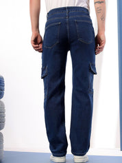 Kotty Men Comfort Regular Fit Mid-Rise Stretchable Jeans