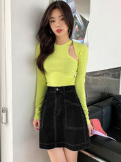 Kotty Women Above Knee A-Line Skirt