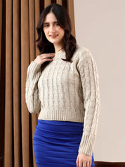 Kotty Women Crop Pullover