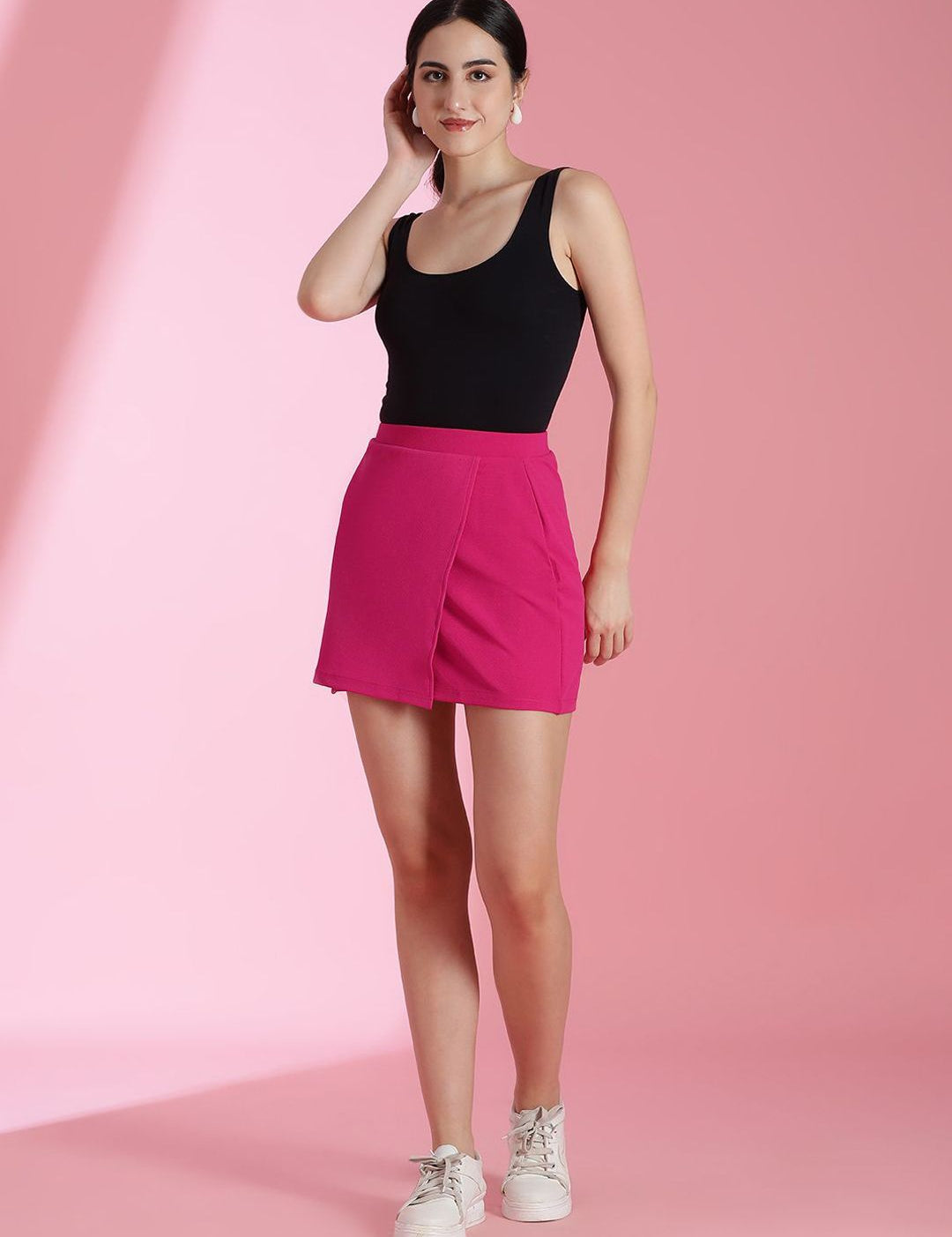  Kotty Wrap Above Knee Skirts