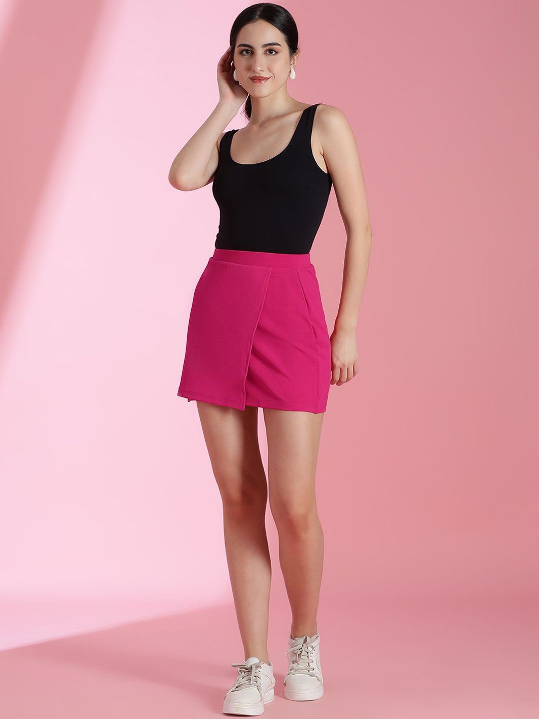  Kotty Wrap Above Knee Skirts