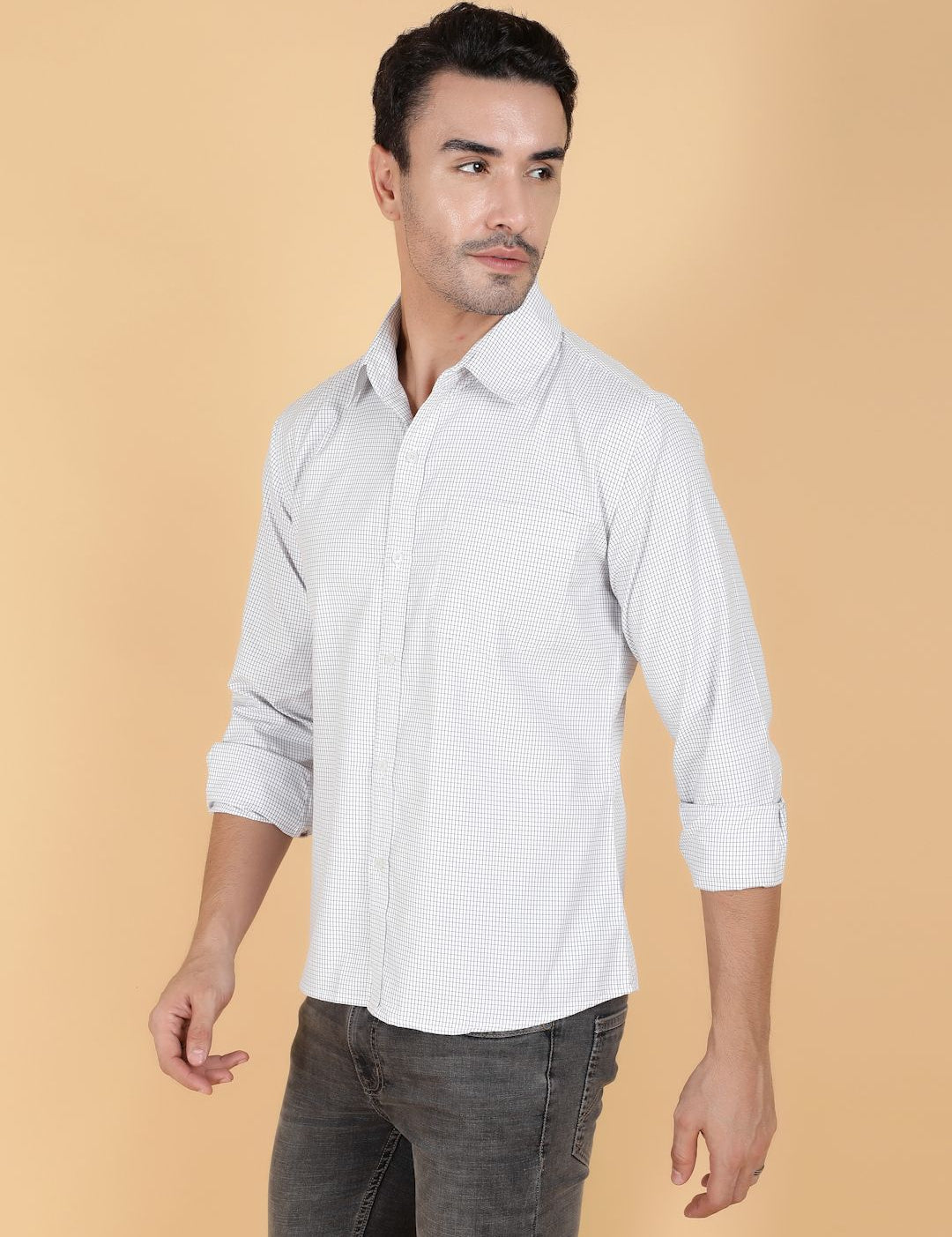 Kotty Men Relaxed Spread Collar Graphic Printed Casual Shirt