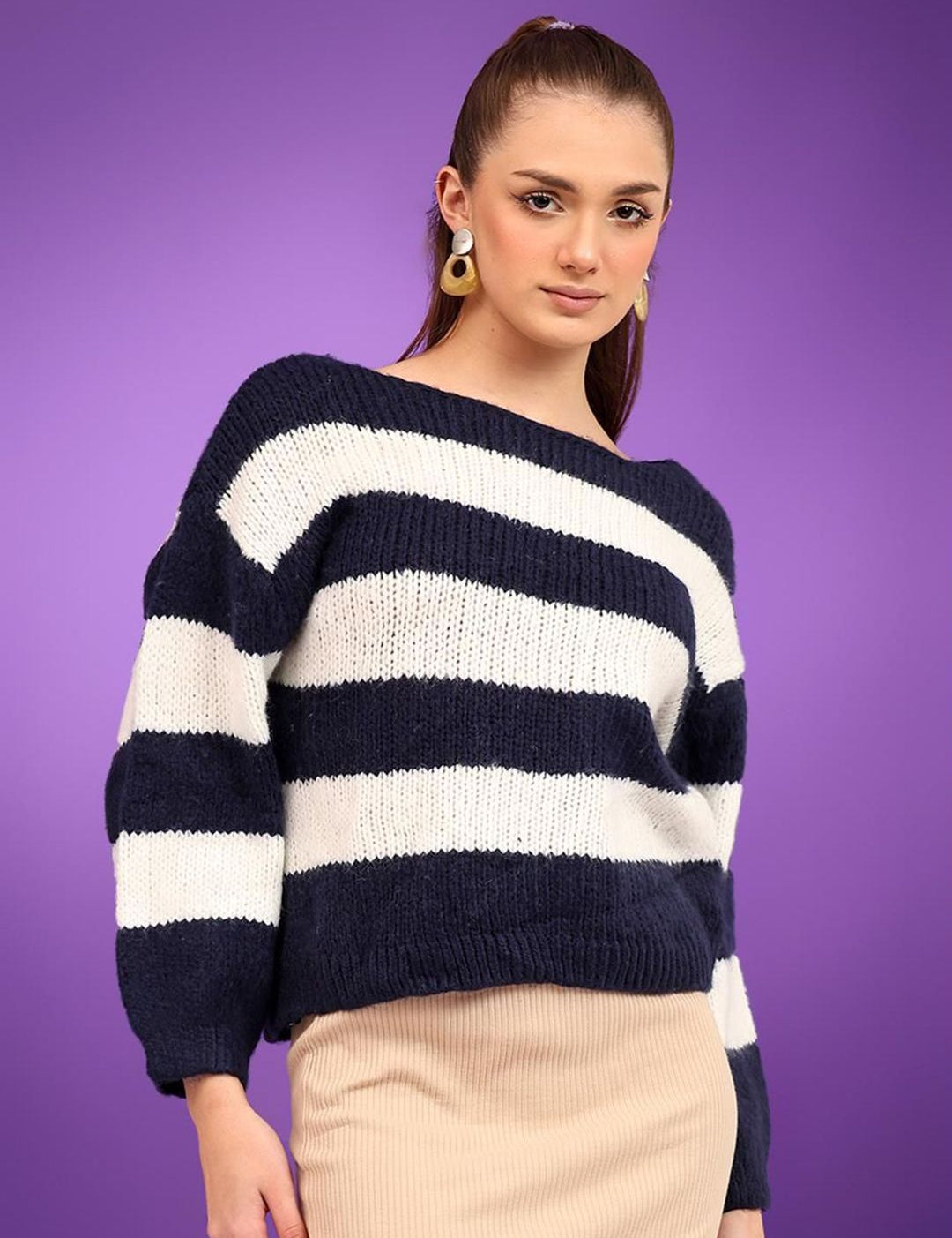 Kotty Women Striped Pullover