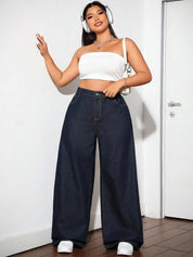 Kotty Women Wide Leg High-Rise Stretchable Jeans