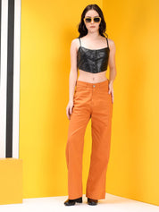 Kotty Women Jean Straight Fit High-Rise Stretchable Jeans