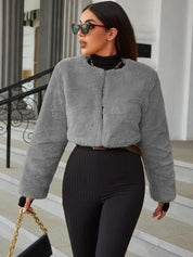 Kotty Women Crop Open Front Jacket