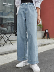 Kotty Women Jean Straight Fit High-Rise Stretchable Jeans