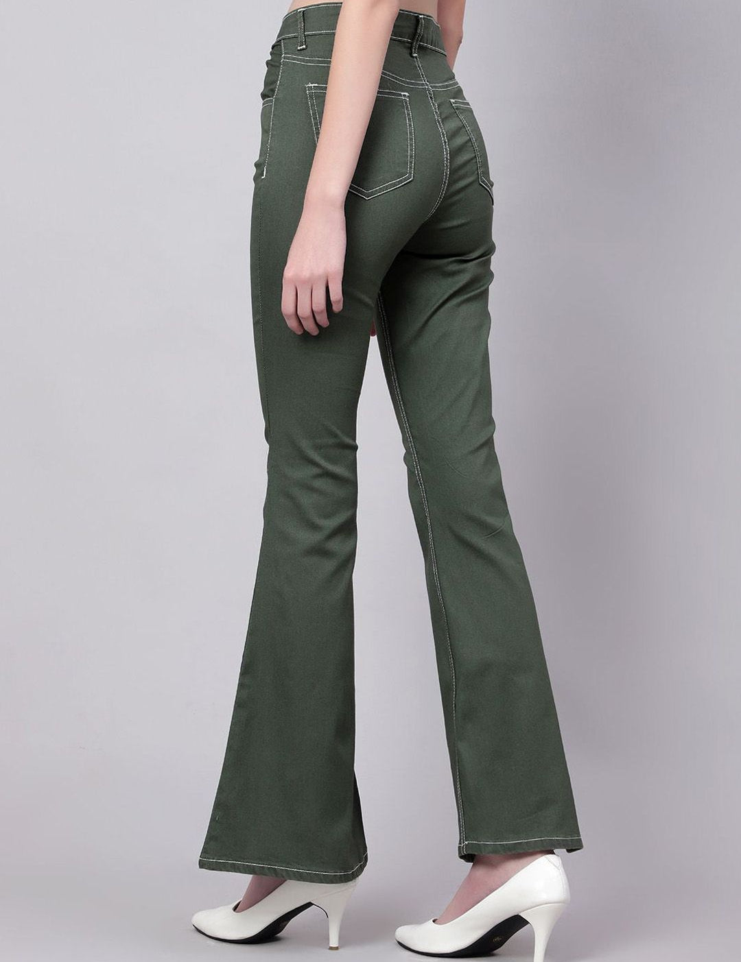 Kotty Women Bootcut High-Rise Stretchable Jeans