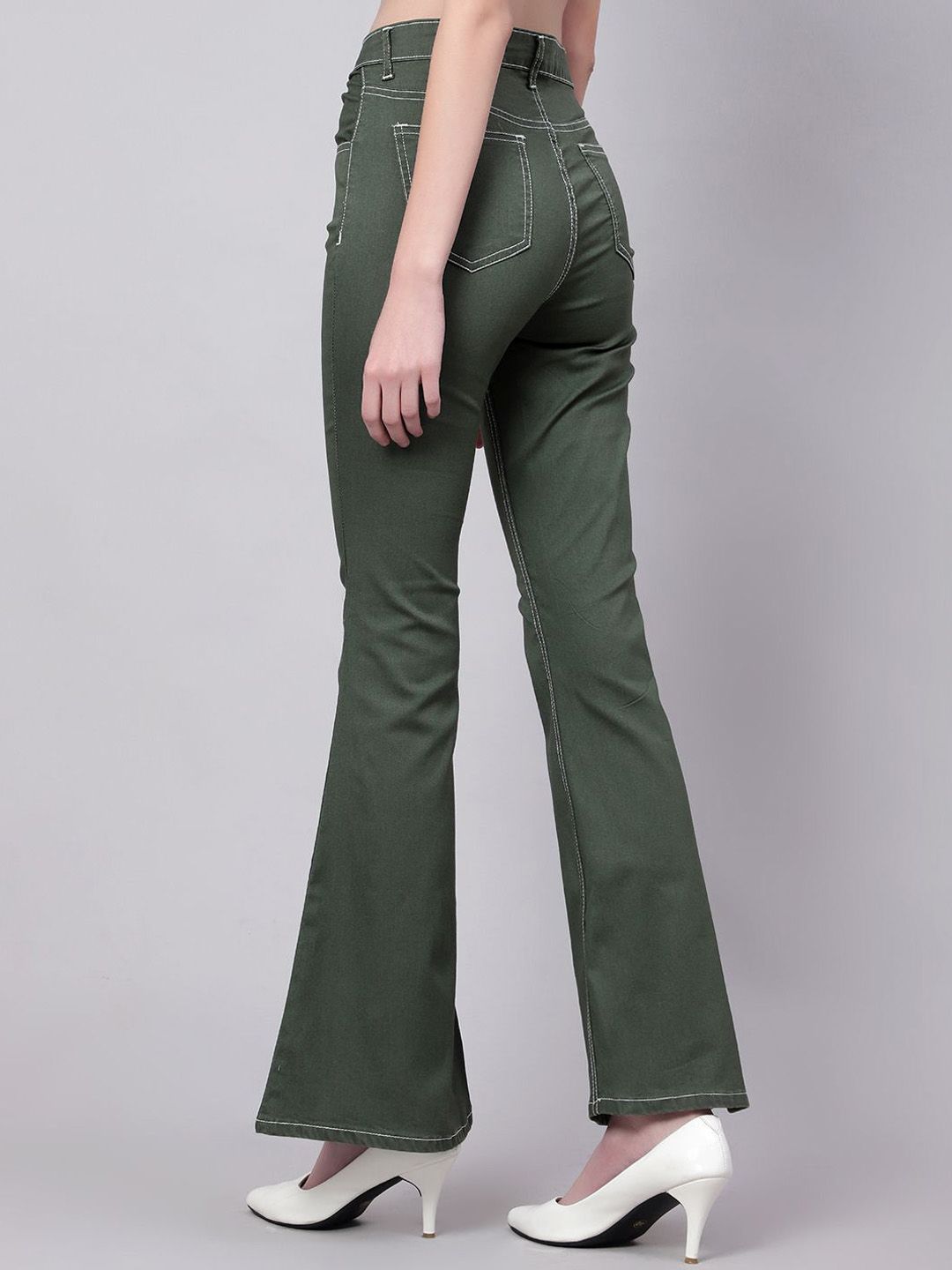 Kotty Women Bootcut High-Rise Stretchable Jeans