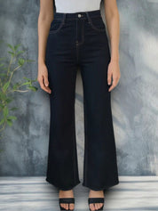 Kotty Women Regular Fit High-Rise Stretchable Boot-Cut Jeans