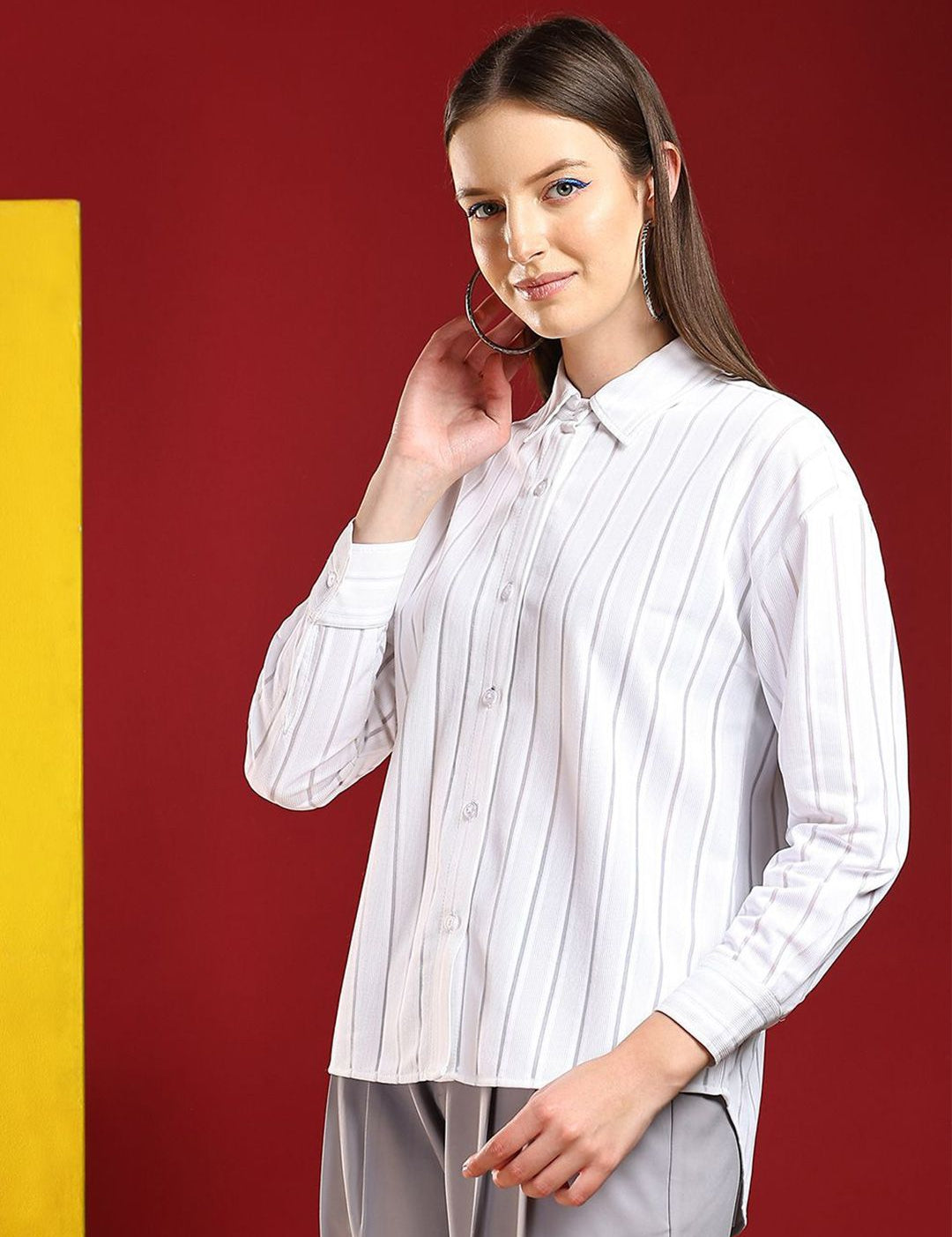 Kotty Women Comfort Opaque Casual Shirt