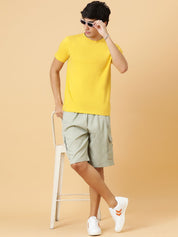 Kotty Men Low-Rise Regular Fit Cargo Shorts