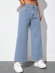 Kotty Women Jean Wide Leg High-Rise Stretchable Jeans