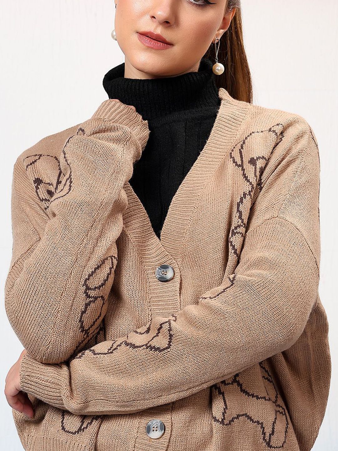 Kotty Women Printed Cardigan