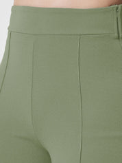 Kotty Women Relaxed Straight Fit High-Rise Pleated Trouser