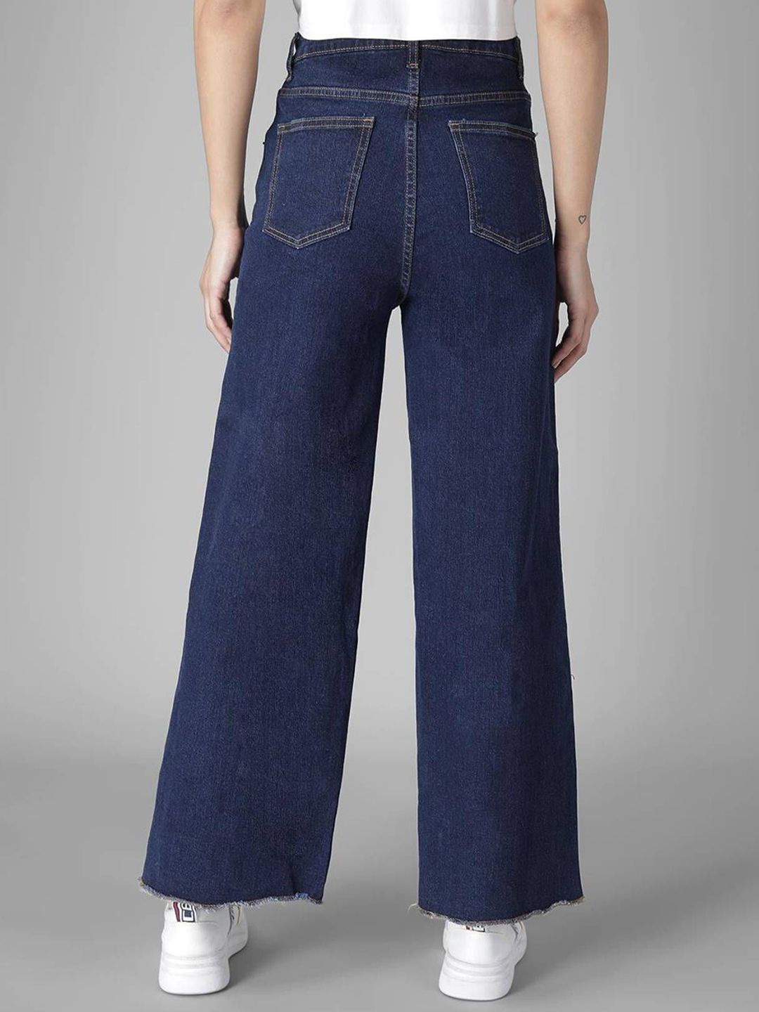 Kotty Girls Wide Leg High-Rise Stretchable Jeans