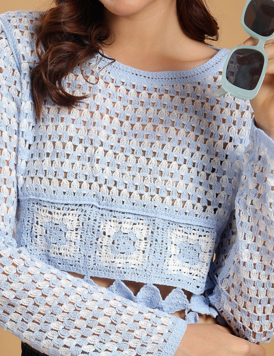 Kotty Women Round Neck Crop Top