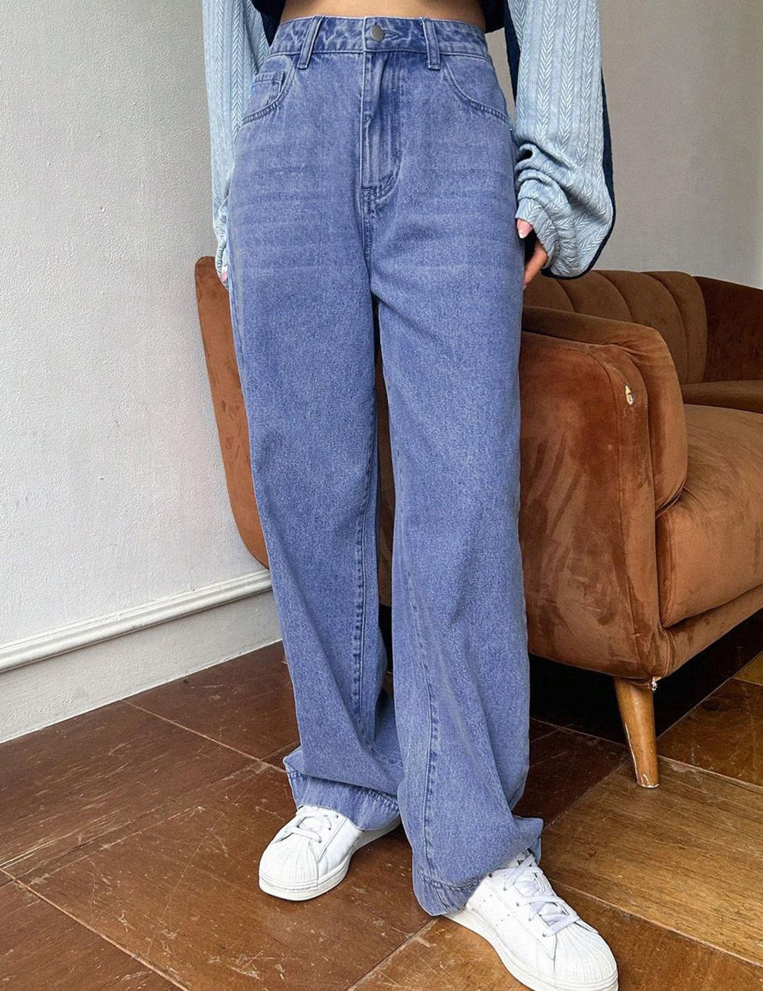 Kotty Women High-Rise Wide Leg Stretchable Jeans