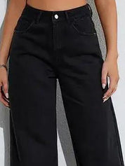 Kotty Women Jean Wide Leg High-Rise Stretchable Jeans