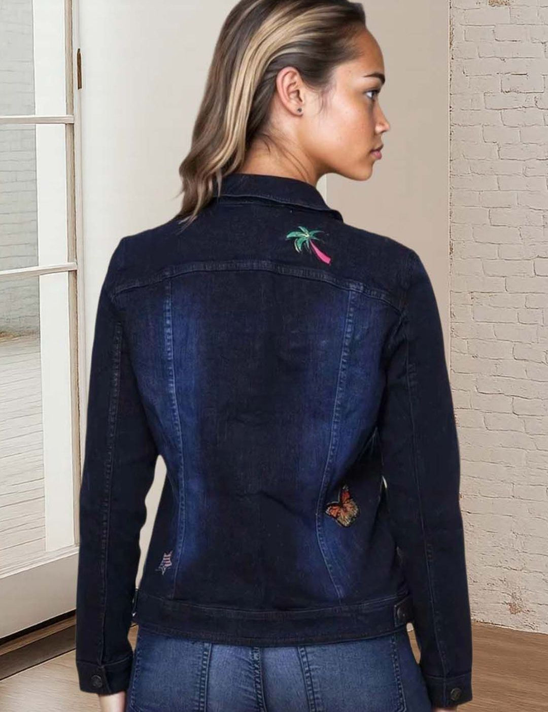 Kotty Women Self Design Casual Denim Jacket