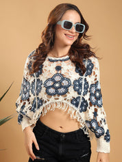 Kotty Embellished Cotton Top