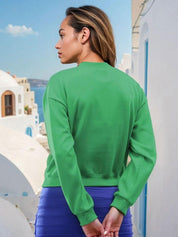 Kotty Women Typography Printed Round Neck Full Sleeve Sweatshirt