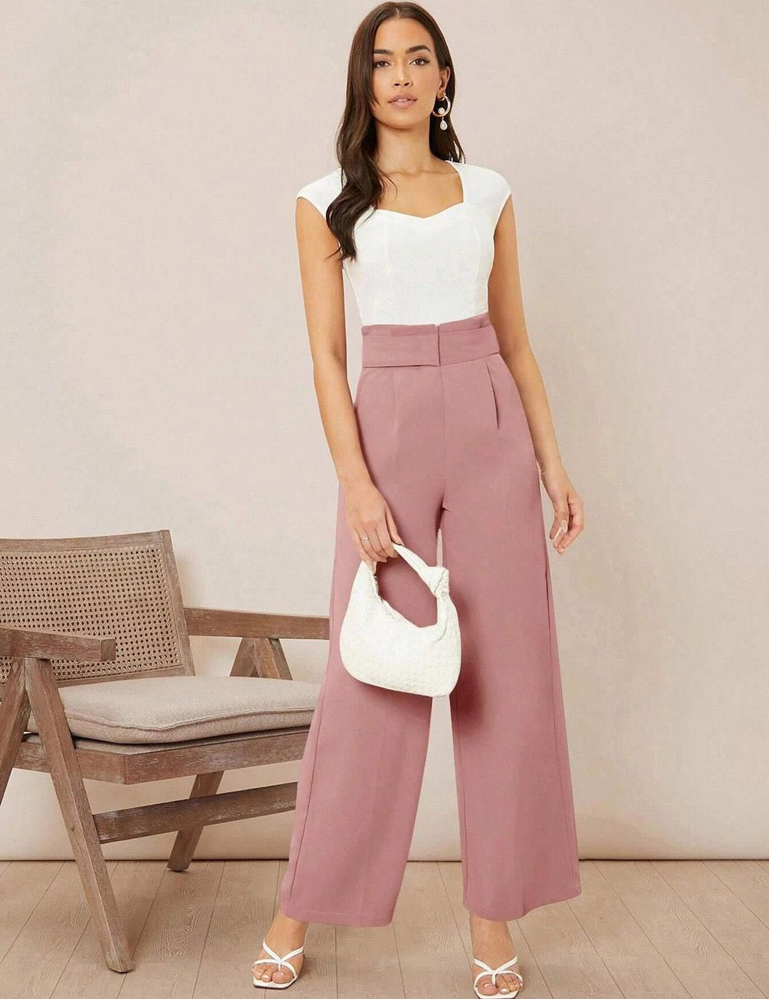 Kotty Women Wide Leg High-Rise Easy Wash Pleated Trousers