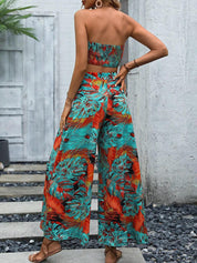 Kotty Women Floral Printed High-Rise Wide Leg Trousers