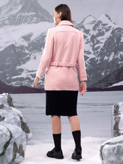 Kotty Women Notched Lapel Overcoat