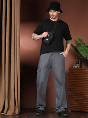 Kotty Men Relaxed Easy Wash Cargos Trousers