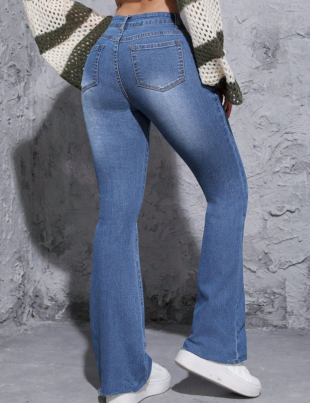 Kotty Women Bootcut High-Rise Stretchable Jeans