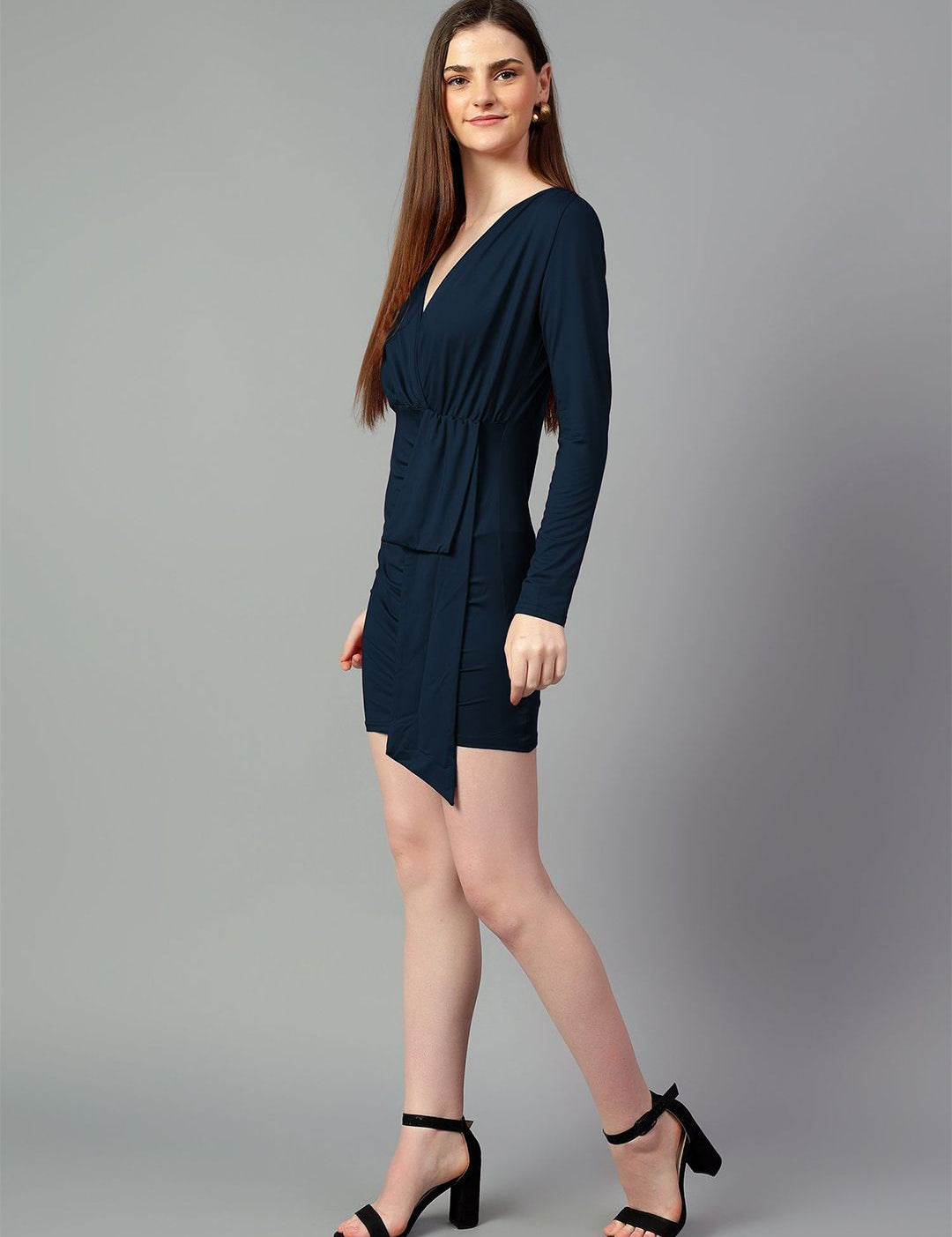 Kotty Bishop Sleeve Sheath Dress