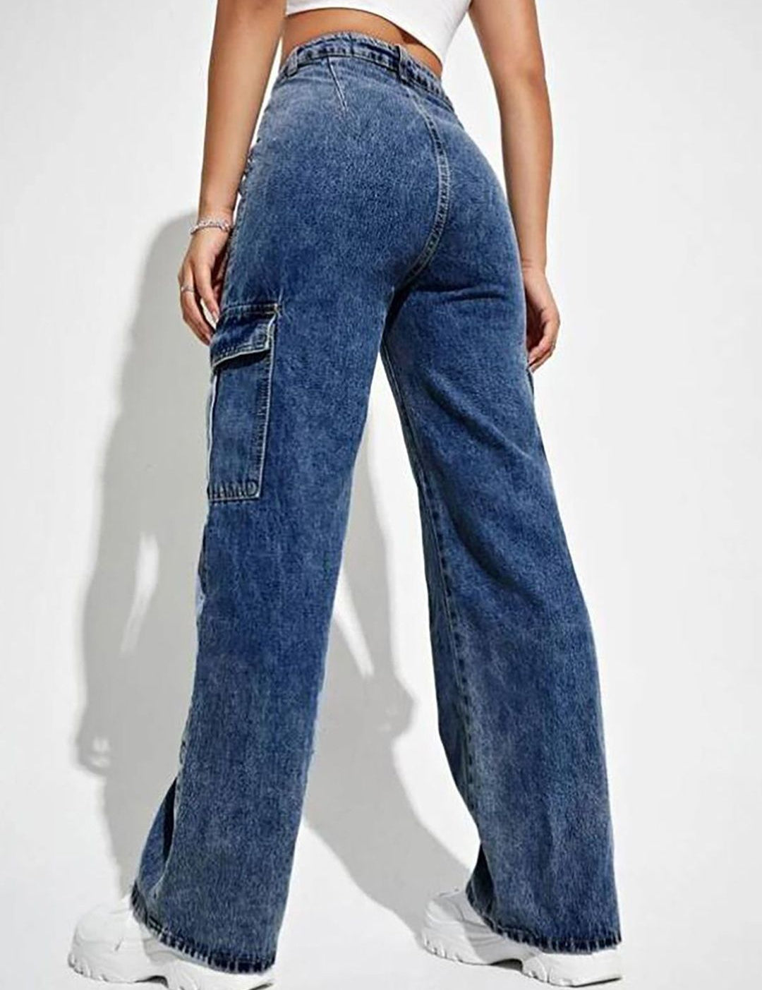 Kotty Women Straight Fit High-Rise Stretchable Jeans