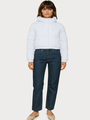 Kotty Hooded Lightweight Crop Puffer Jacket 