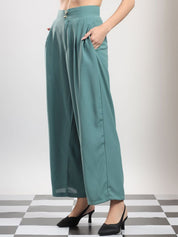 Kotty Women Original Wide Leg High-Rise Pleated Trouser