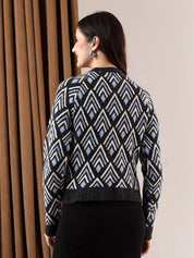 Kotty Women Printed Crop Pullover