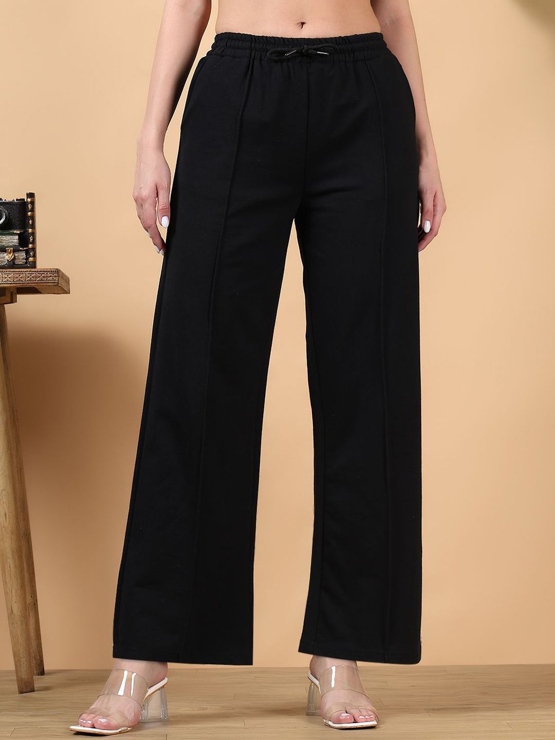 Kotty Women Cotton Mid Rise Track Pants