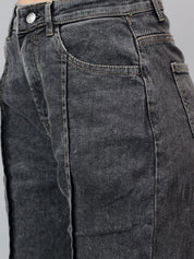 Kotty Women Straight Fit High-Rise Low Distress Cotton Stretchable Jeans