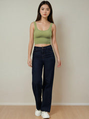 Kotty Women Jean Straight Fit High-Rise Stretchable Jeans