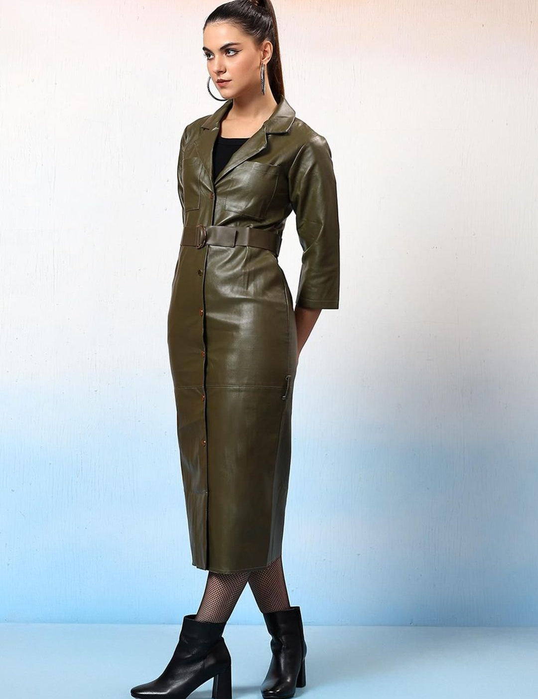 Kotty Single-Breasted Longline Overcoat